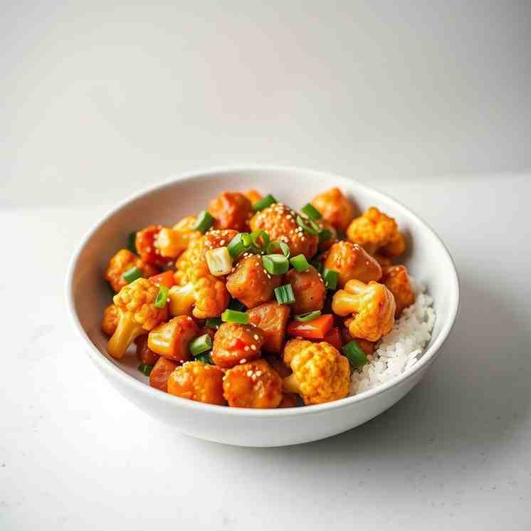 Crispy Gobi Manchurian - Easy Vegan Meal Prep Recipe